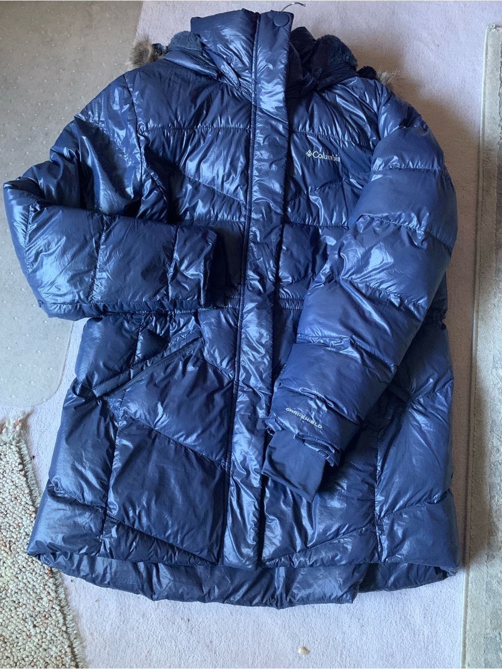 Columbia Women's Indigo Blue Down Puffer Jacket